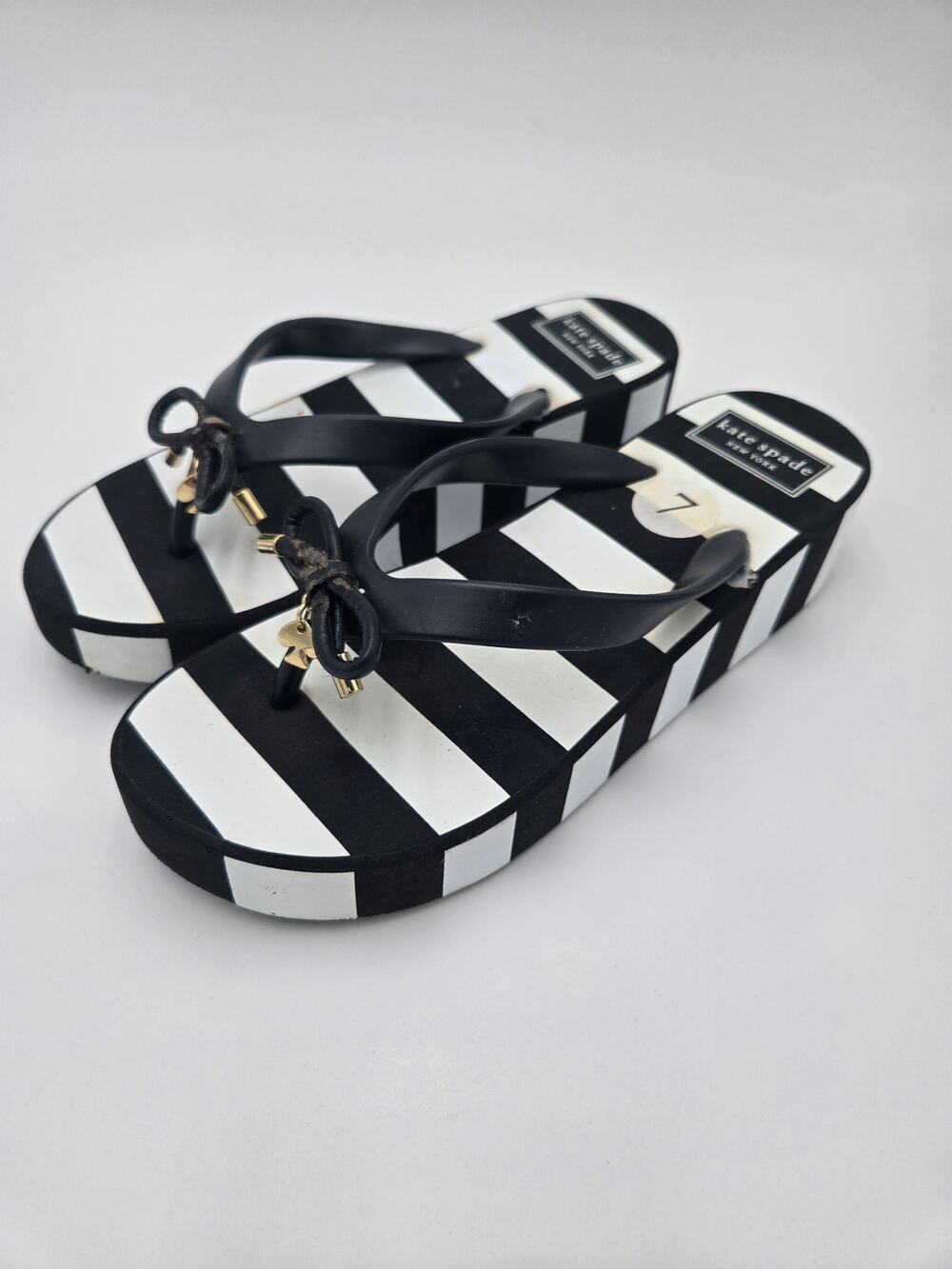 Kate Spade New York Rhett Platform Wedge Thong Sandals Womens 7
